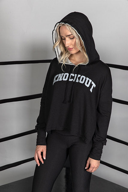 KNOCKOUT SWEATSHIRT - COAL/HEATHER GREY